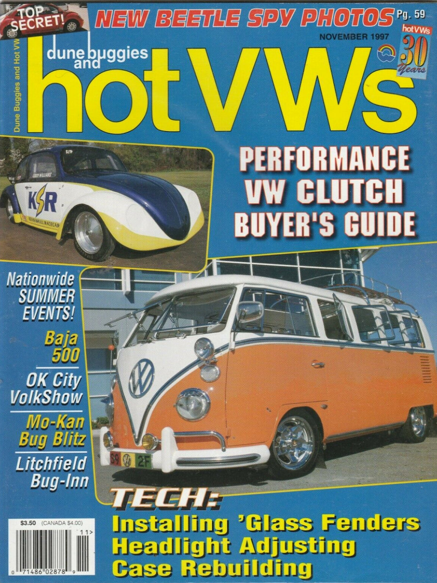 Dune Buggies Hot VWs Nov November 1997 