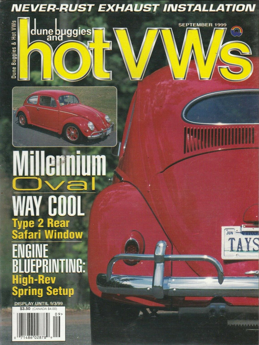 Dune Buggies Hot VWs Sept September 1999 