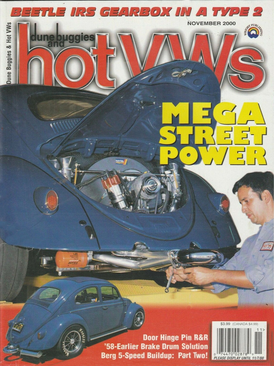 Dune Buggies Hot VWs Nov November 2000 