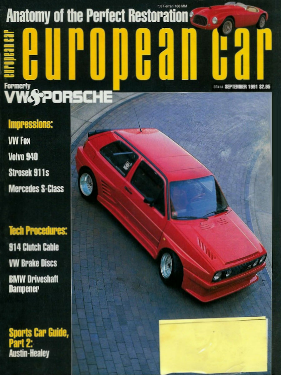 European Car Sept September 1991 