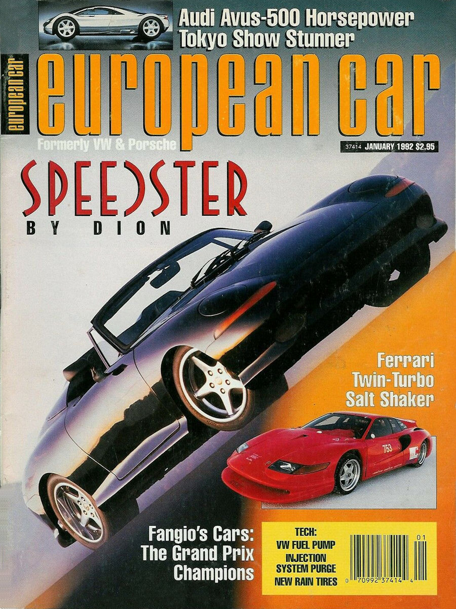 European Car Jan January 1992 