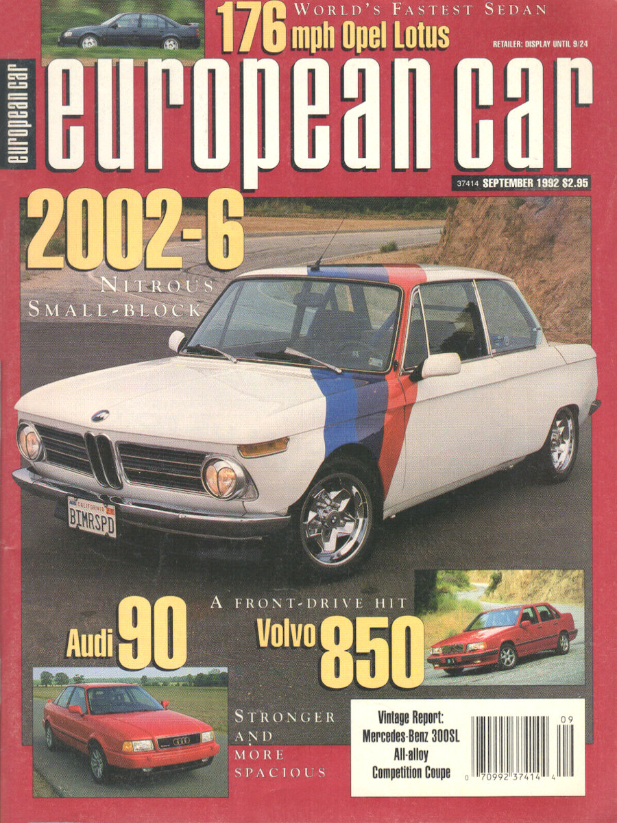 European Car Sept September 1992 