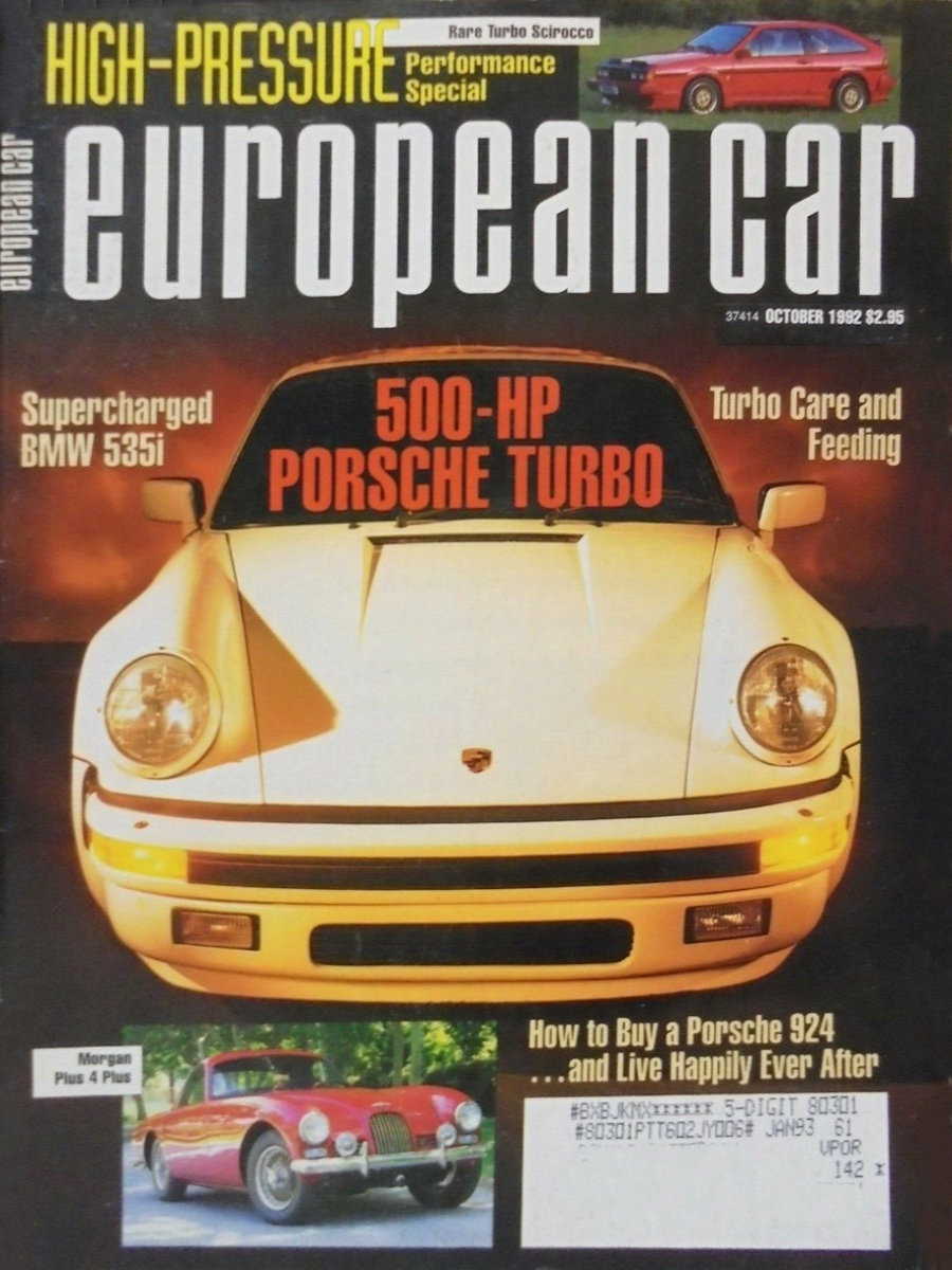 European Car Oct October 1992 
