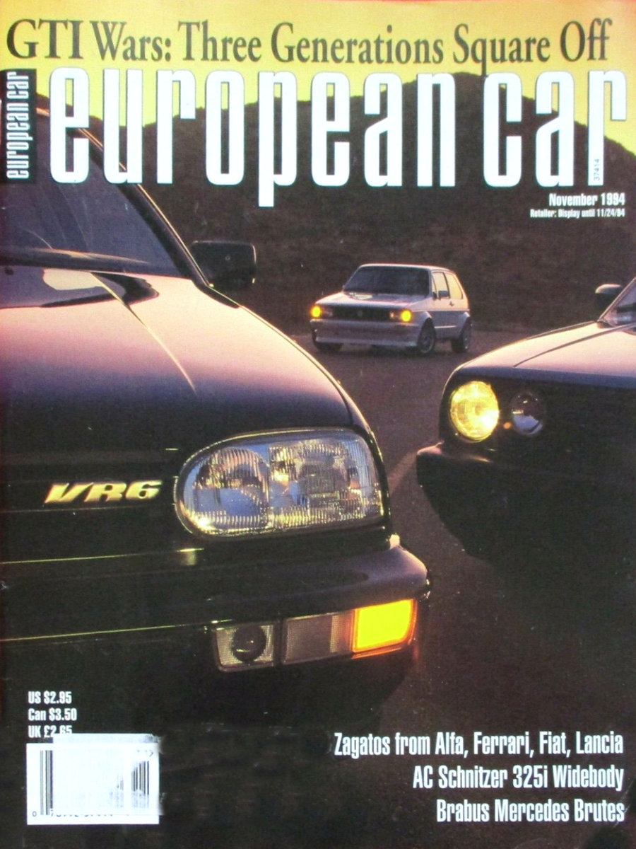 European Car Nov November 1994 