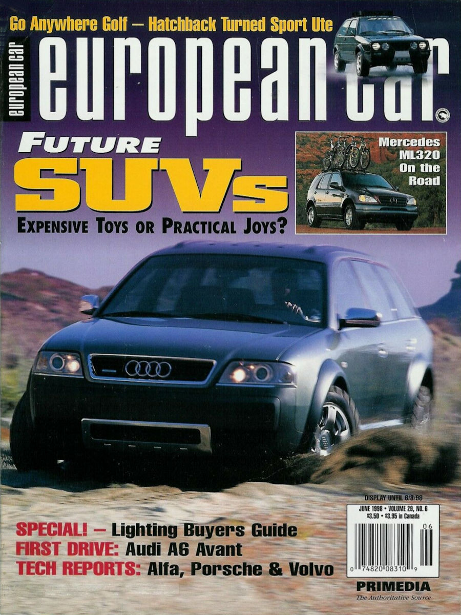 European Car Jun June 1998 