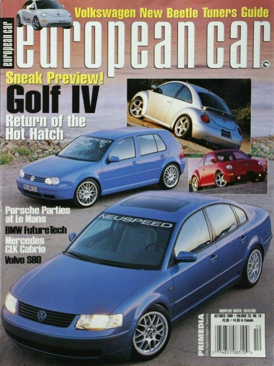 European Car Oct October 1998 