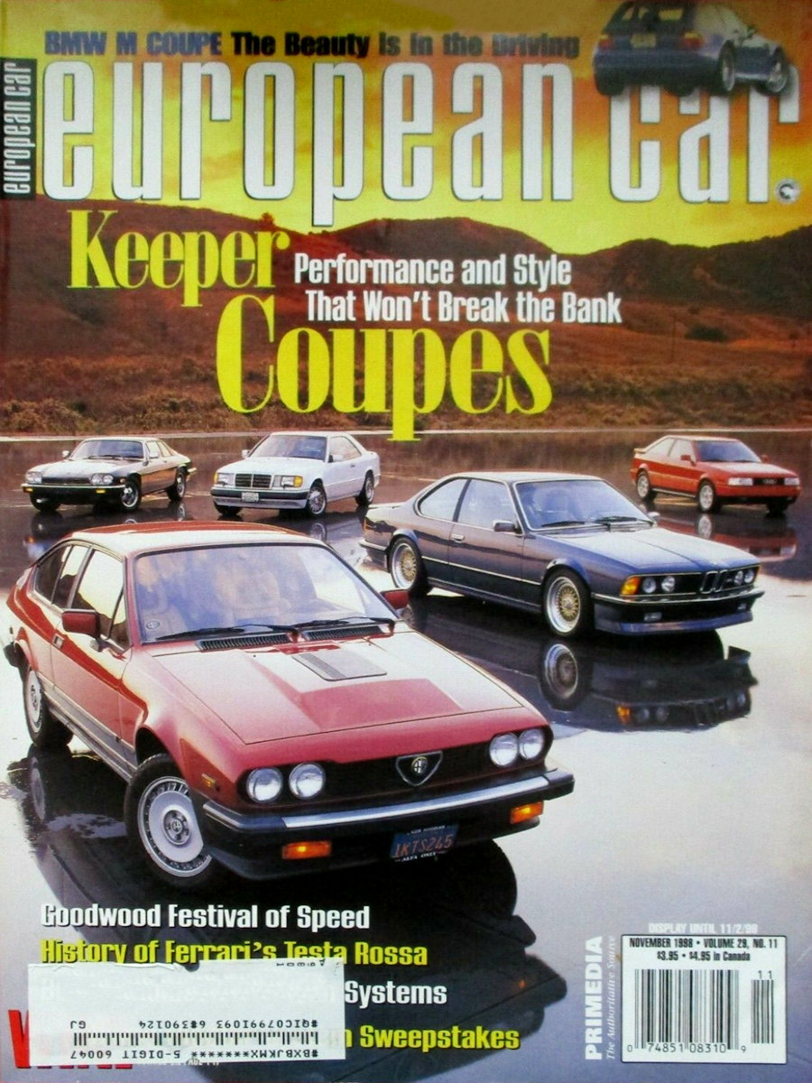 European Car Nov November 1998 