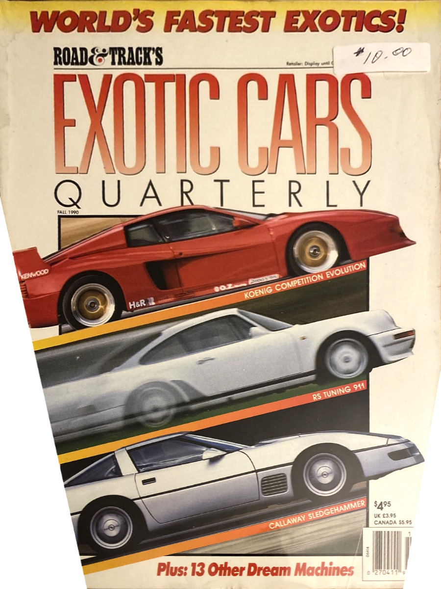 Exotic Cars Quarterly Fall 1990