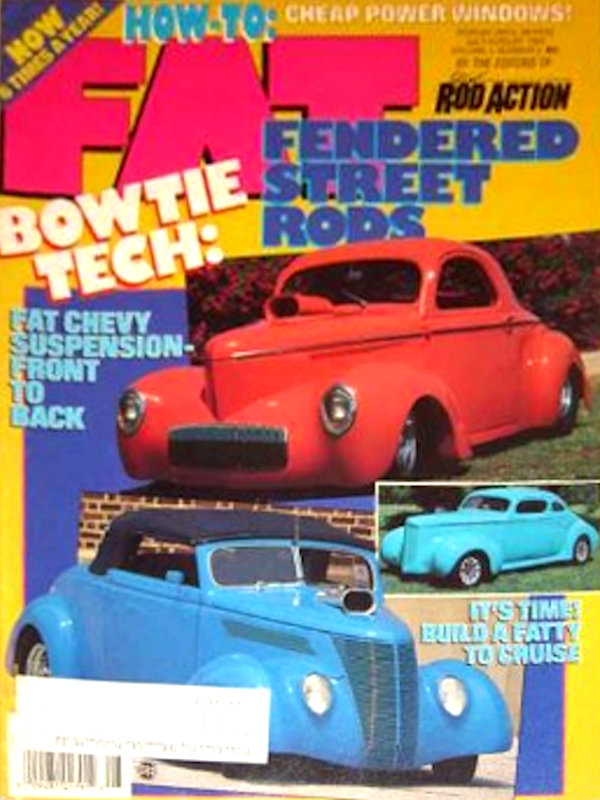 Fat Fendered Street Rods July Aug August 1993