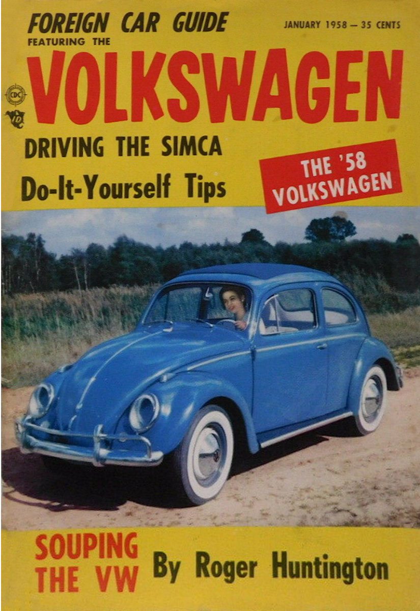 Foreign Car Guide Jan January 1958 