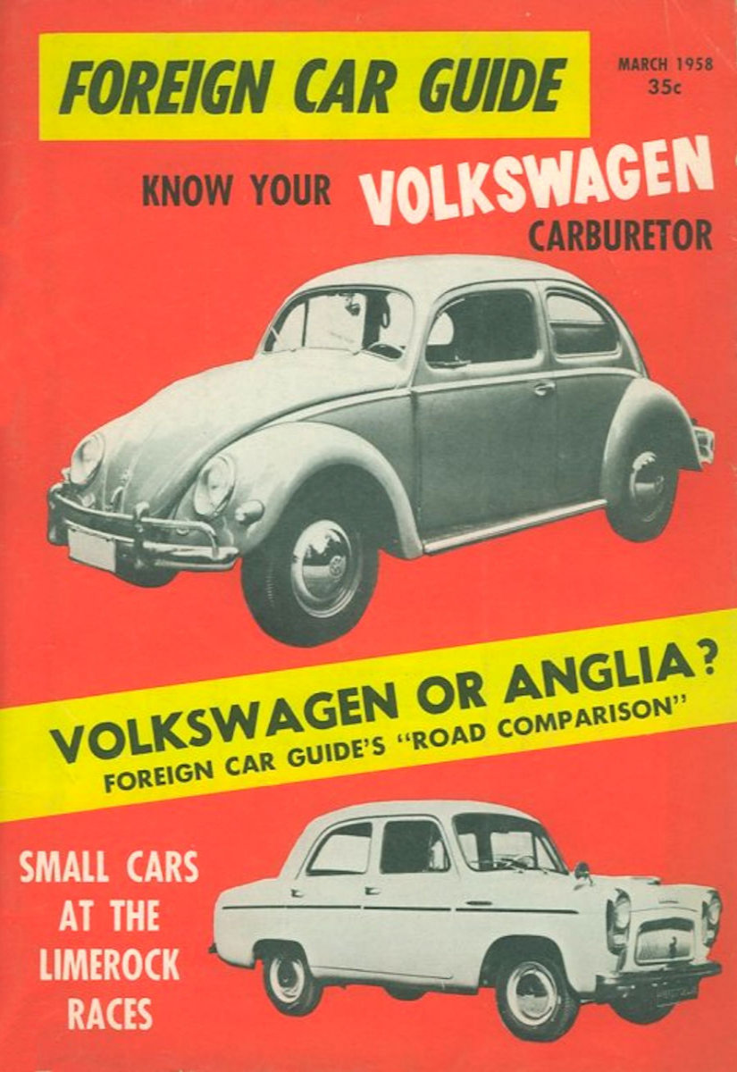 Foreign Car Guide Mar March 1958 