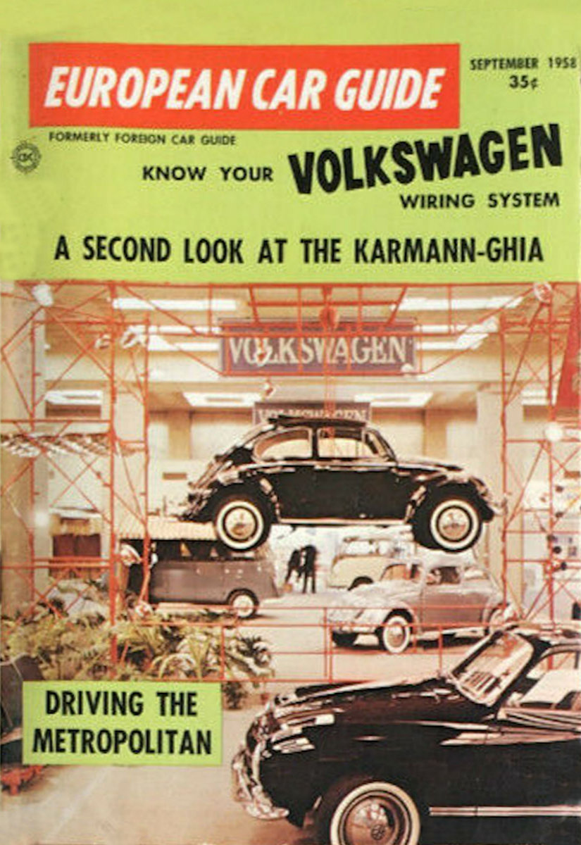 Foreign Car Guide Sept September 1958 