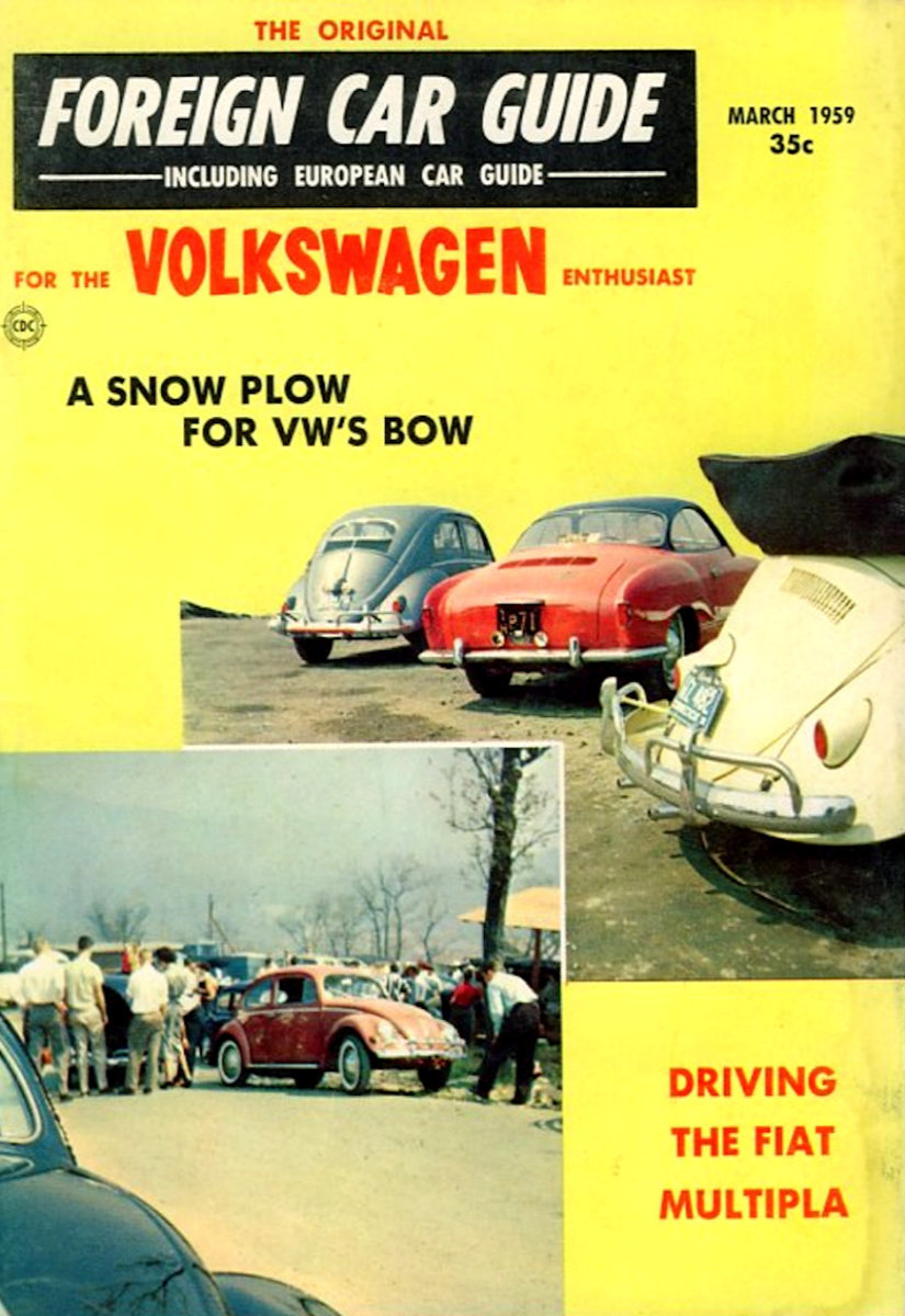 Foreign Car Guide Mar March 1959 