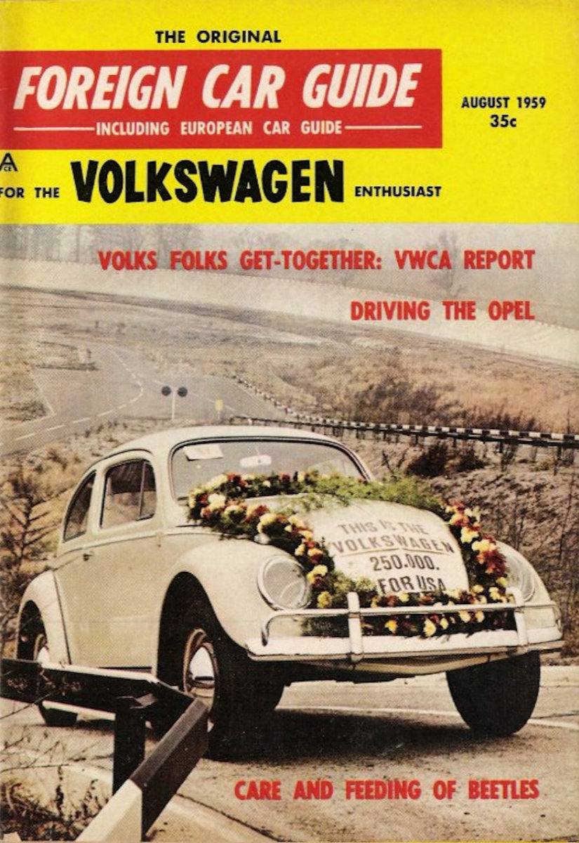 Foreign Car Guide Aug August 1959 