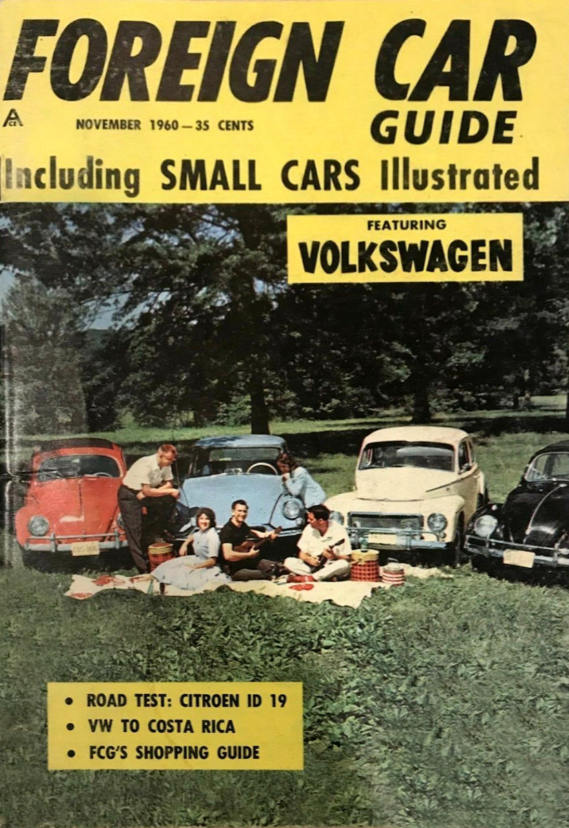 Foreign Car Guide Nov November 1960 