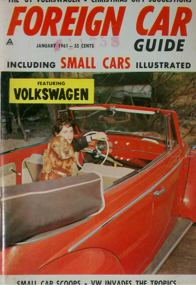 Foreign Car Guide Jan January 1961 