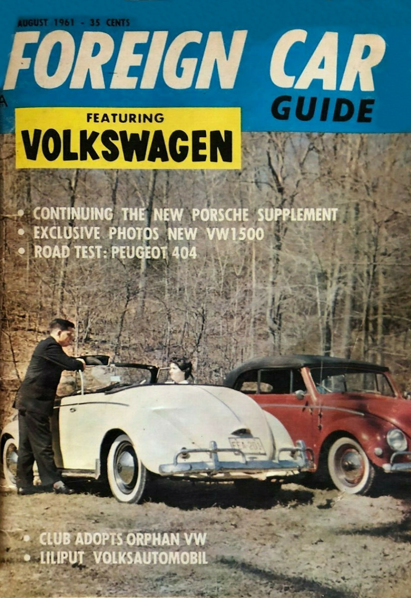 Foreign Car Guide Aug August 1961 