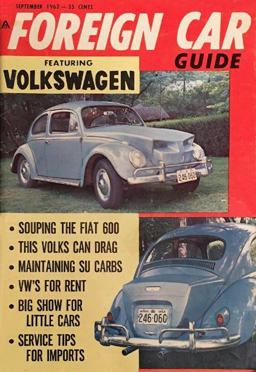 Foreign Car Guide Sept September 1962 