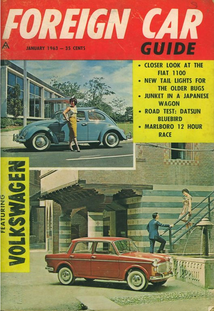 Foreign Car Guide Jan January 1963 
