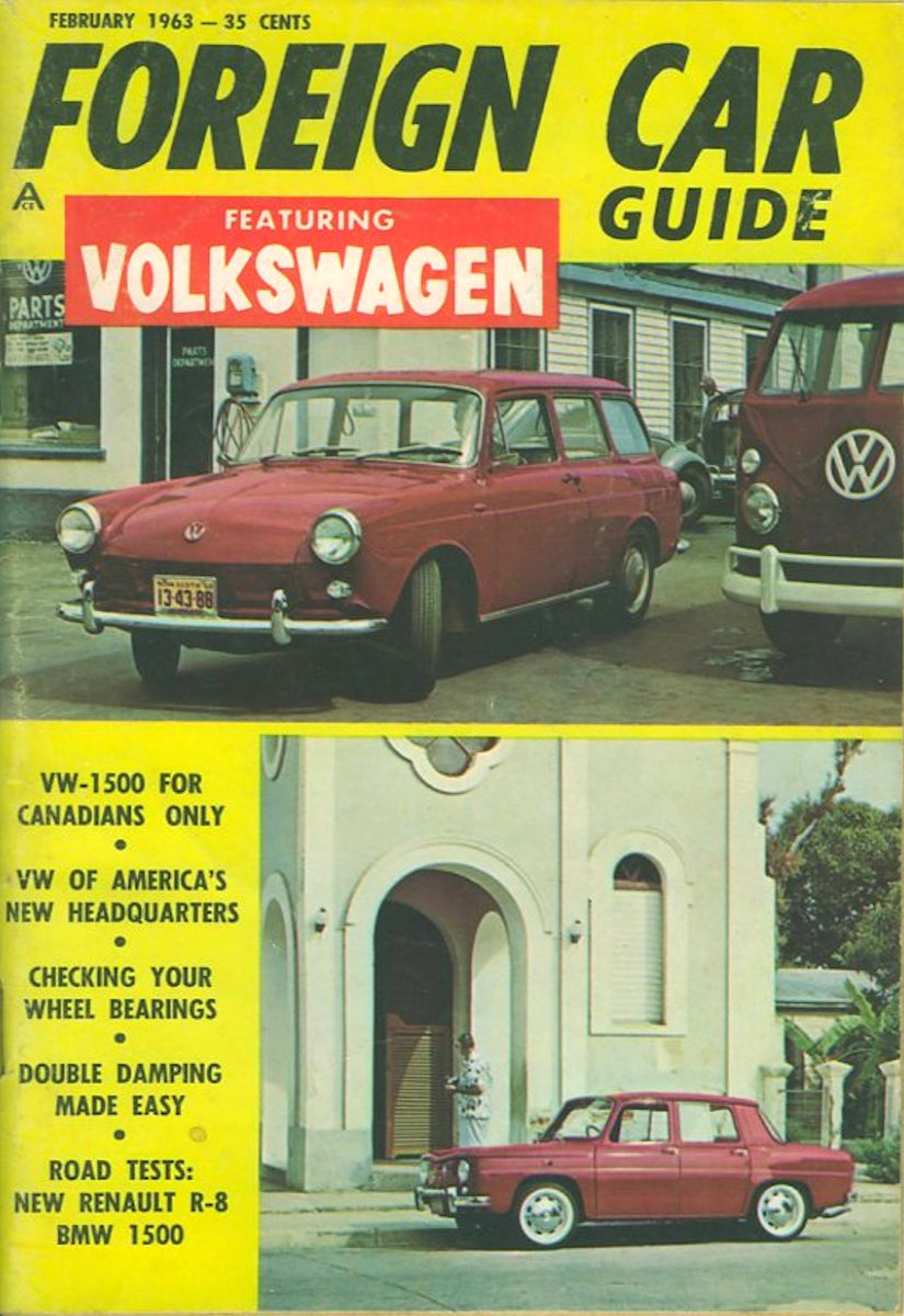 Foreign Car Guide Feb February 1963 