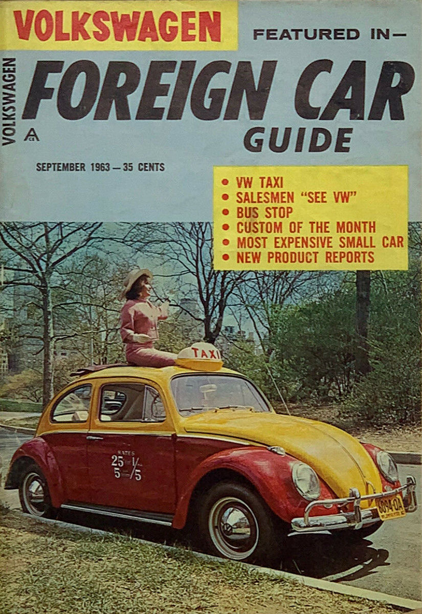 Foreign Car Guide Sept September 1963 