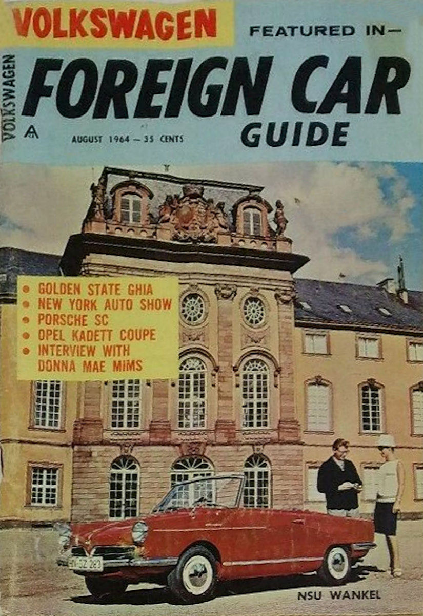 Foreign Car Guide Aug August 1964 