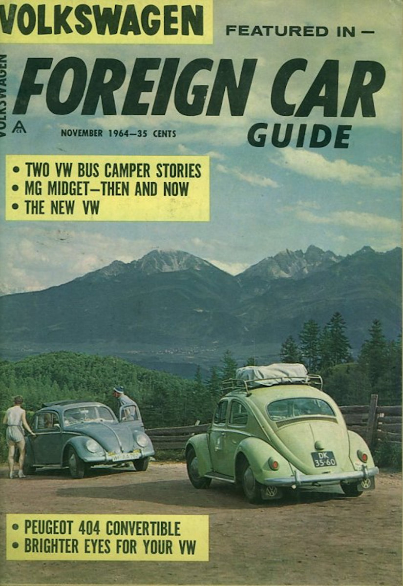 Foreign Car Guide Nov November 1964 