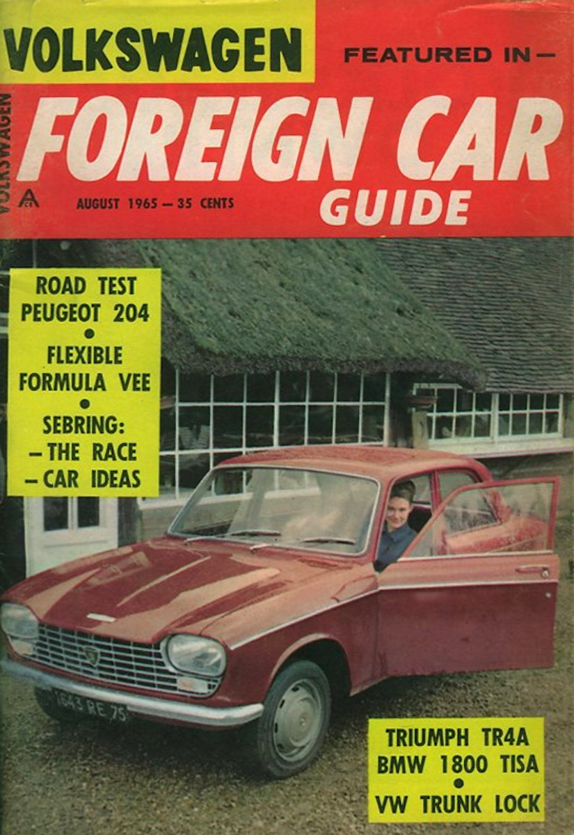 Foreign Car Guide Aug August 1965