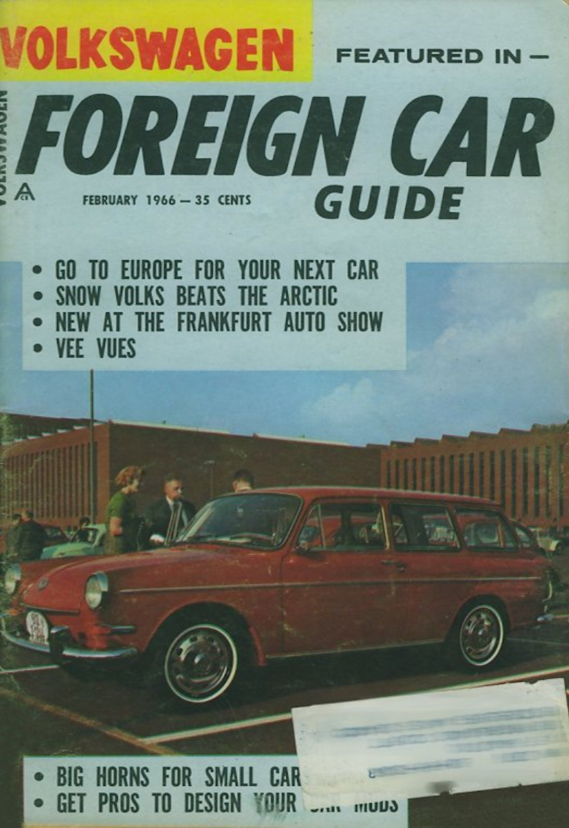 Foreign Car Guide Feb February 1966 