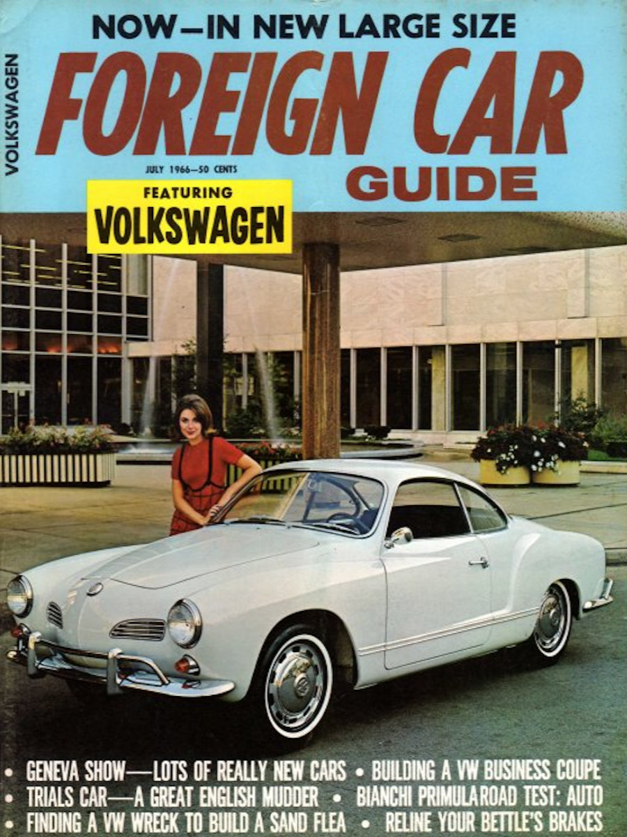 Foreign Car Guide July 1966 