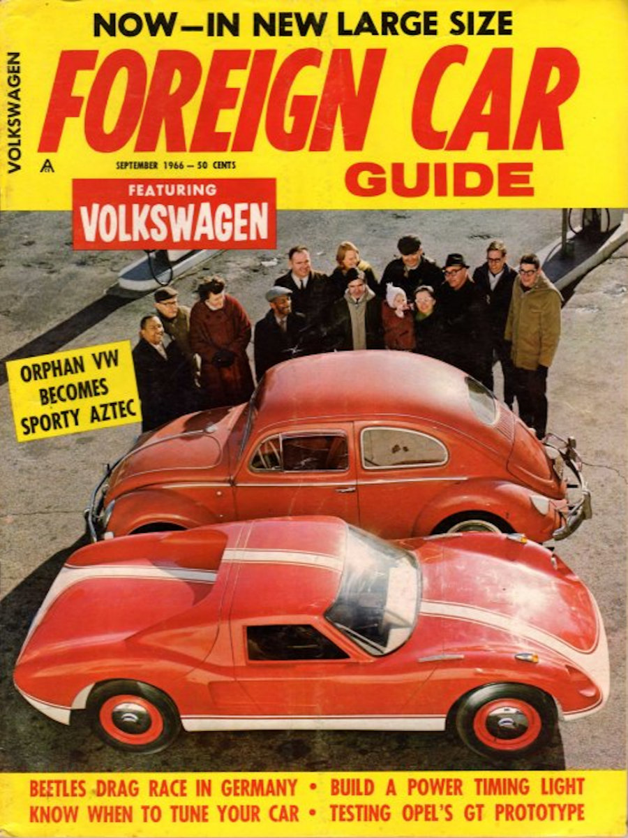 Foreign Car Guide Sept September 1966 