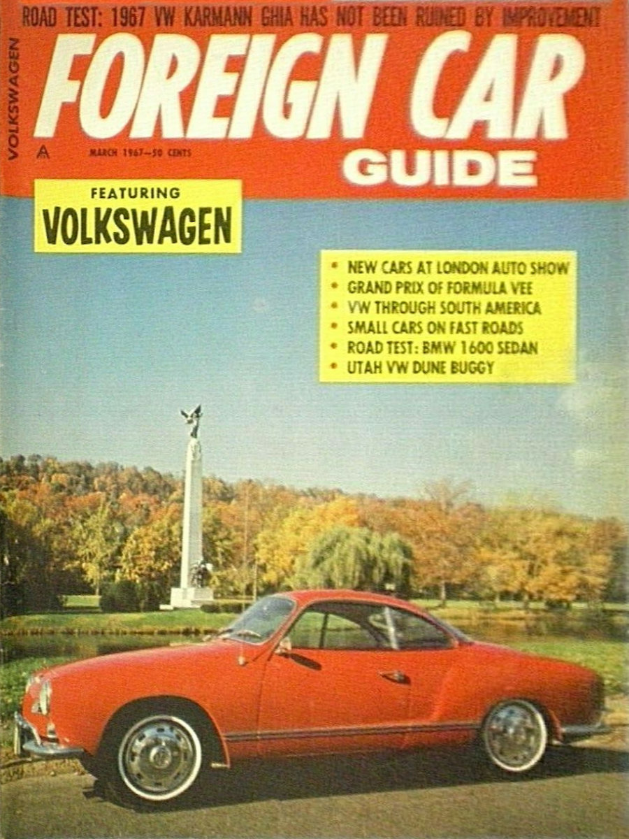 Foreign Car Guide Mar March 1967 