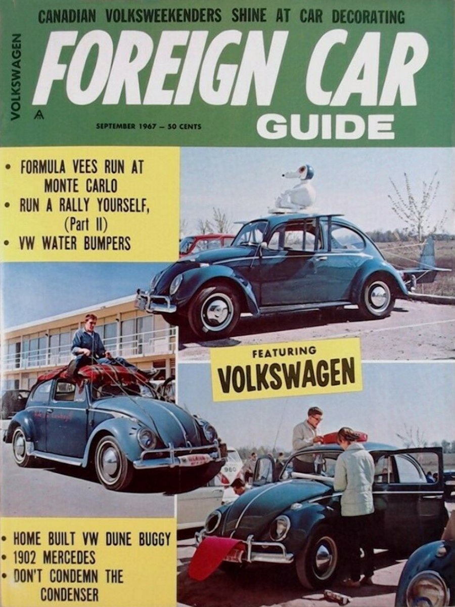 Foreign Car Guide Sept September 1967 