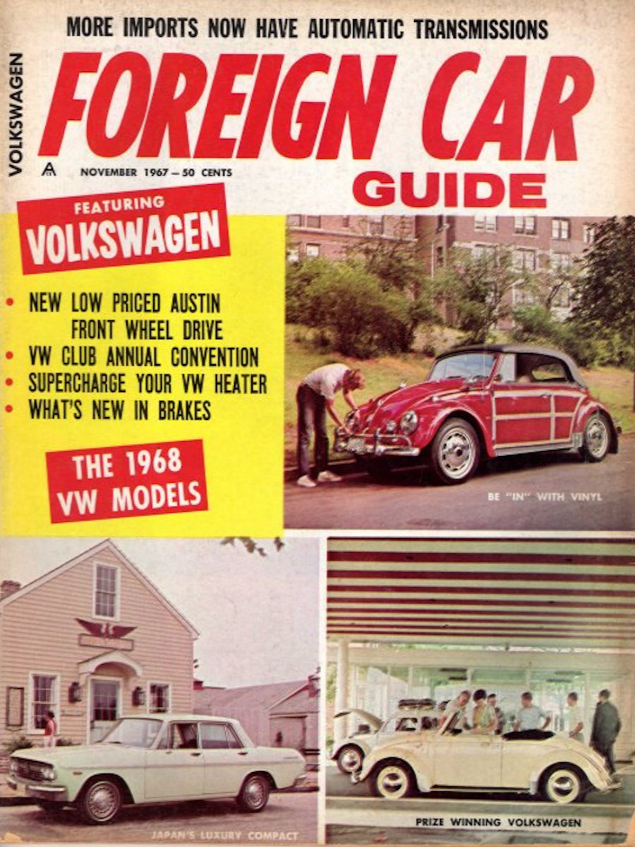 Foreign Car Guide Nov November 1967 