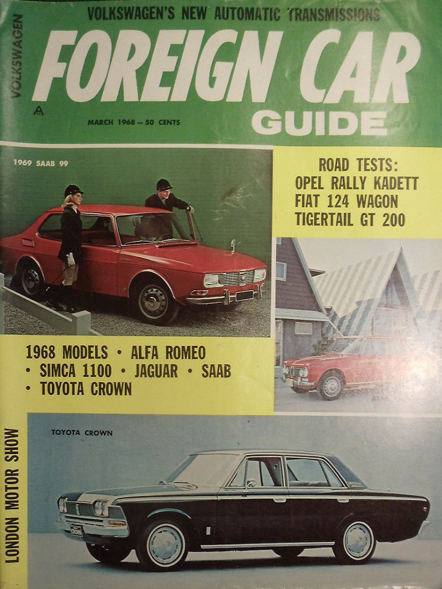 Foreign Car Guide Mar March 1968 