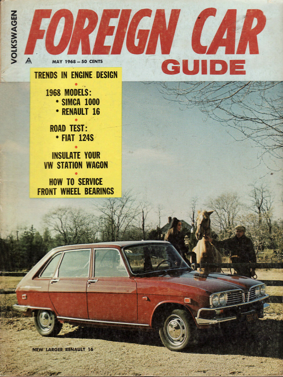 Foreign Car Guide May 1968