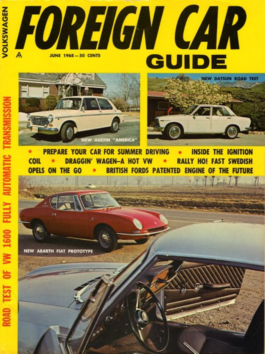 Foreign Car Guide June 1968 