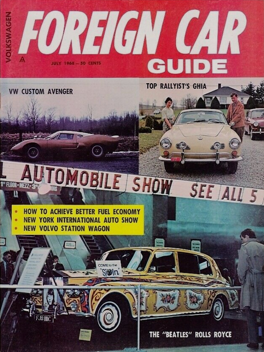 Foreign Car Guide July 1968 