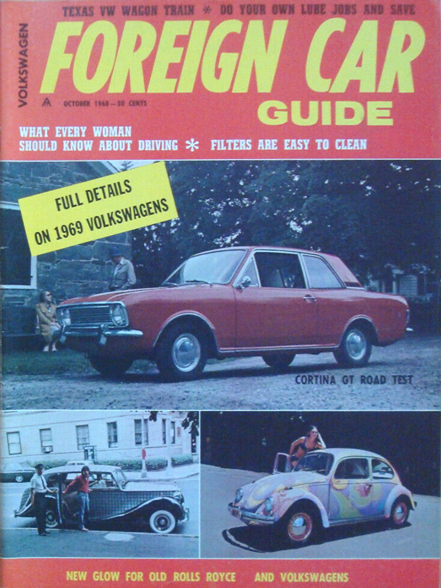 Foreign Car Guide Oct October 1968 