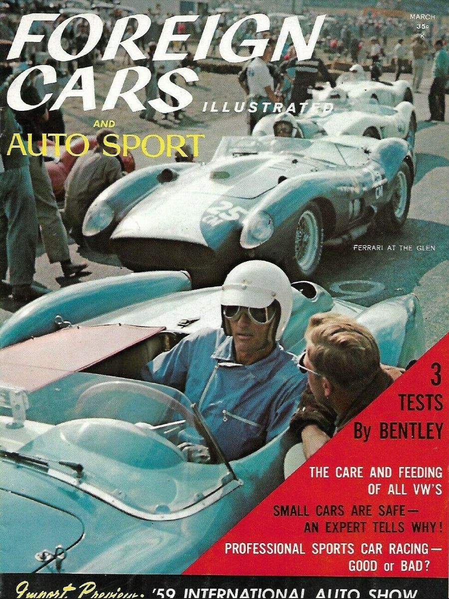 Foreign Cars Illustrated Auto Sport Mar March 1959
