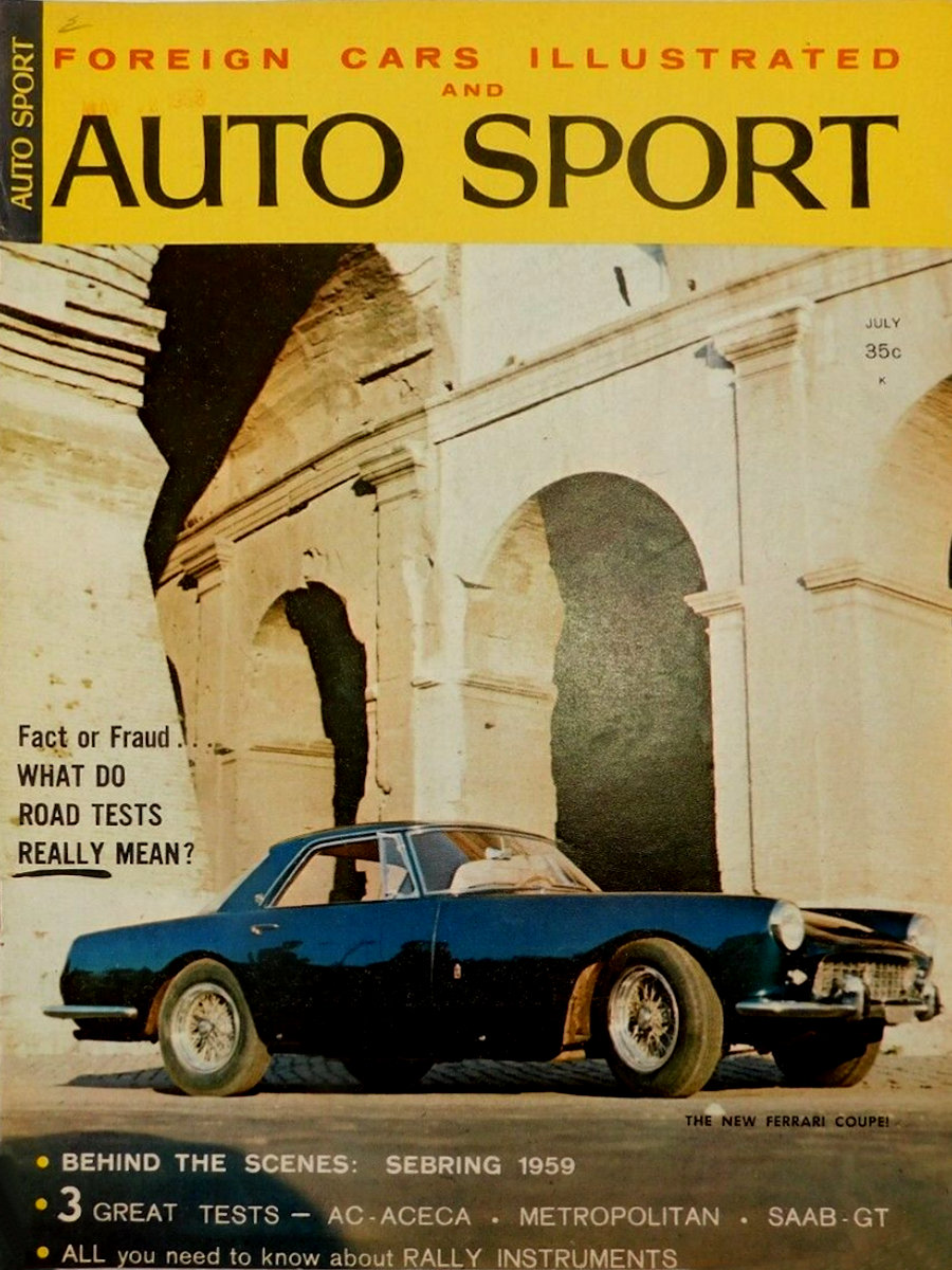 Foreign Cars Illustrated Auto Sport July 1959