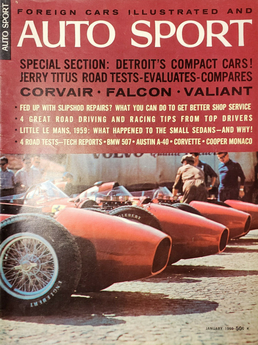 Foreign Cars Illustrated Auto Sport Jan January 1960