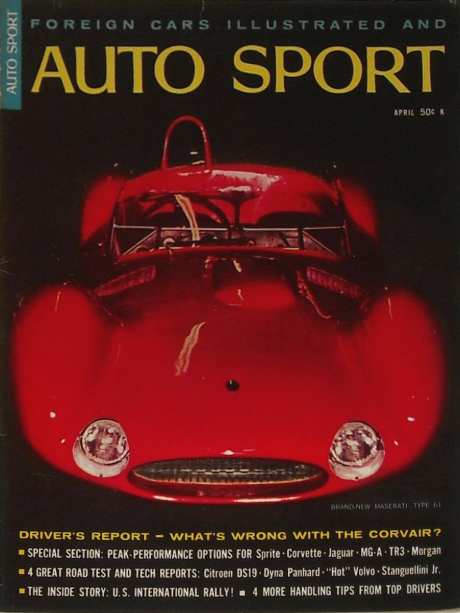 Foreign Cars Illustrated Auto Sport Apr April 1960