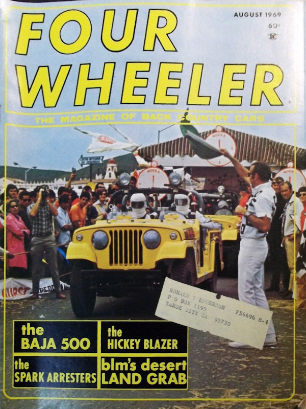 Four Wheeler Aug August 1969 