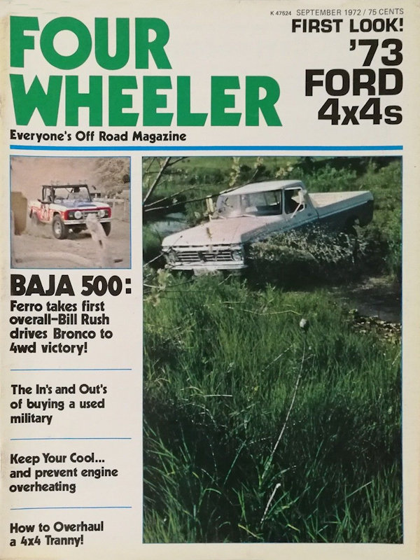 Four Wheeler Sept September 1972 