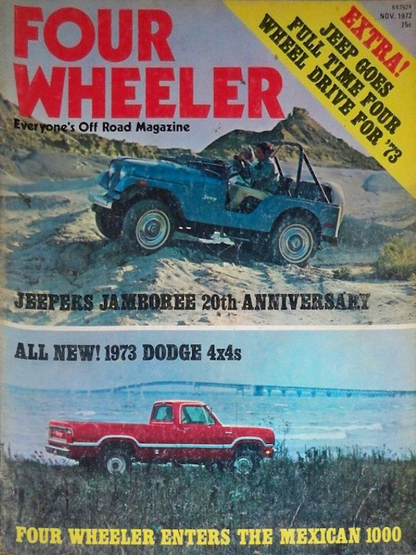 Four Wheeler Nov November 1972 