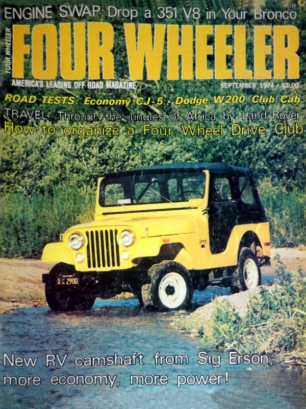 Four Wheeler Sept September 1974 