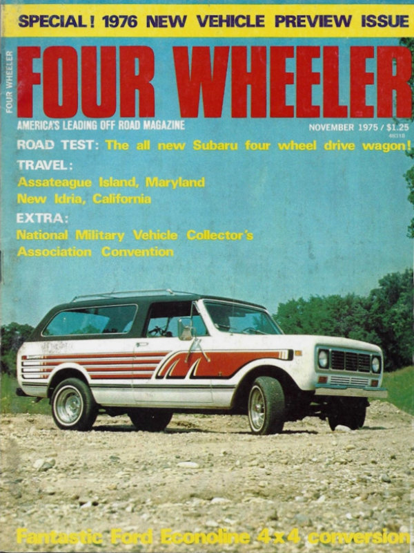 Four Wheeler Nov November 1975 