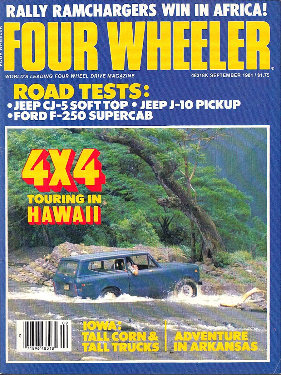 Four Wheeler Sept September 1981 