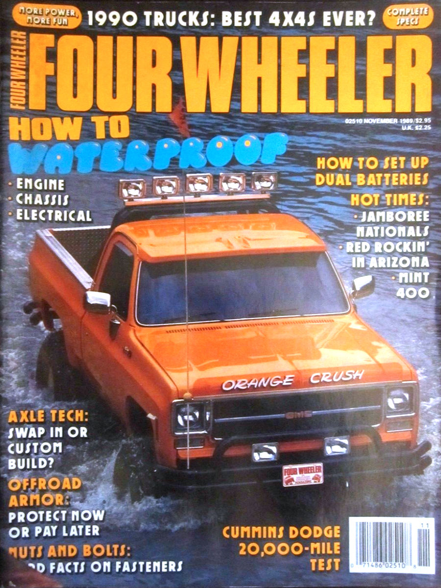 Four Wheeler Nov November 1989 